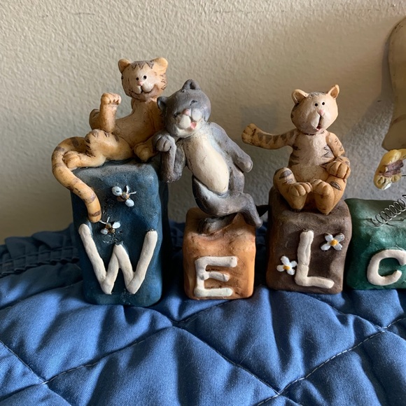 LAST CALL - Clay ‘Welcome’ Pieces - Picture 2 of 4